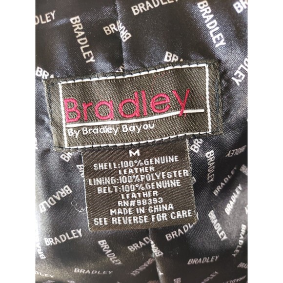 Vintage Bradley Bayou Jacket Womens M Soft Suede Leather Long Lines Chic Classy - Picture 8 of 10